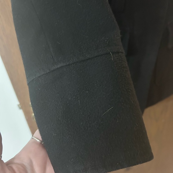 George woman’s Black Coat with Button Accents peacoat - Picture 5 of 6